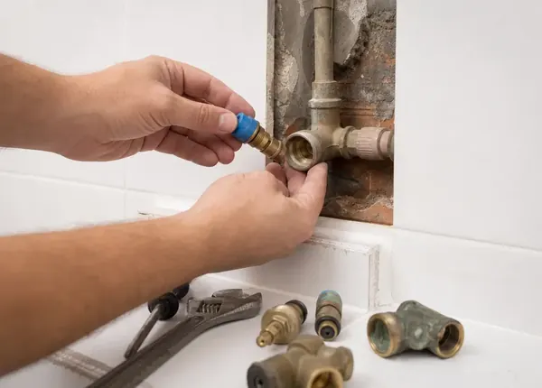 Reparo ou troca do registro